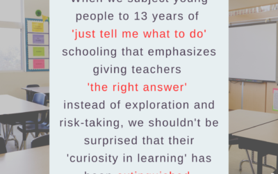 Extinguishing students’ curiosity in learning
